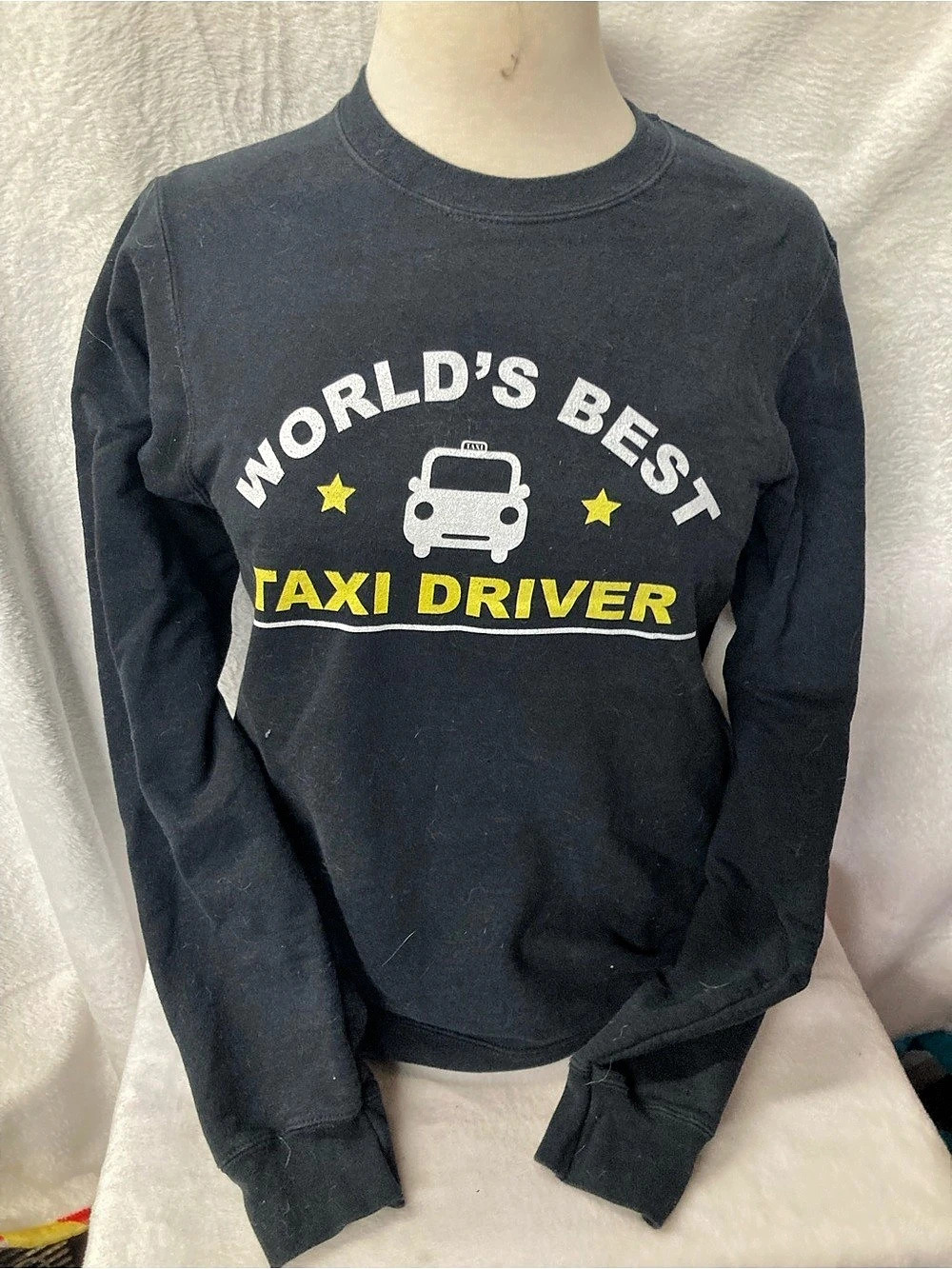 Port & Company Ring Spun Fan Favorite Crewneck Sweatshirt Black Small